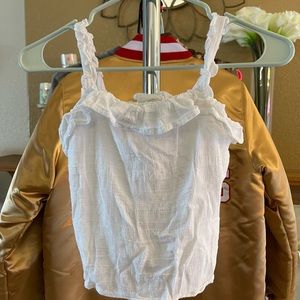 Abercrombie white tank